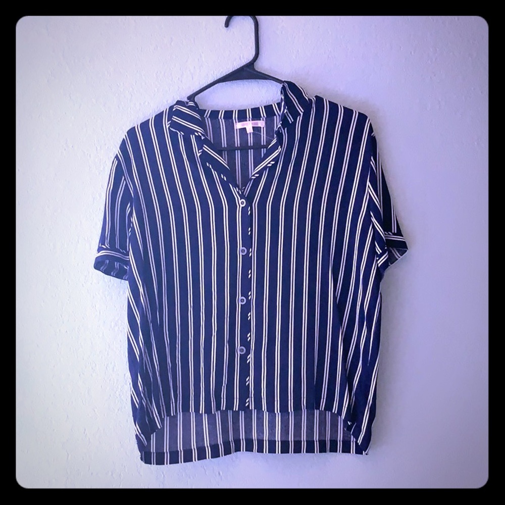 striped blouse